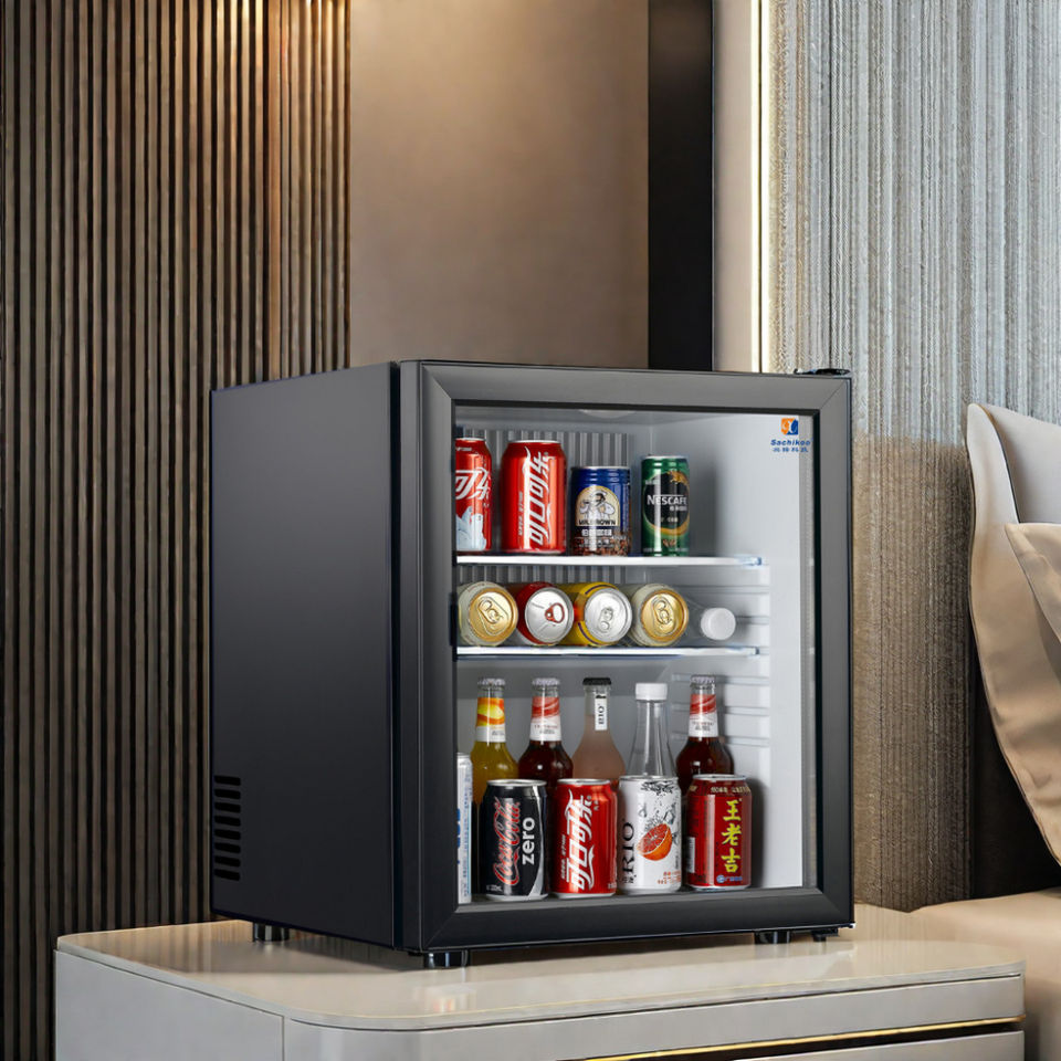 Sleek 60L Mini Glass Refrigerator™
