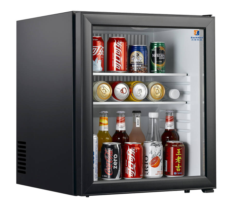Sleek 60L Mini Glass Refrigerator™