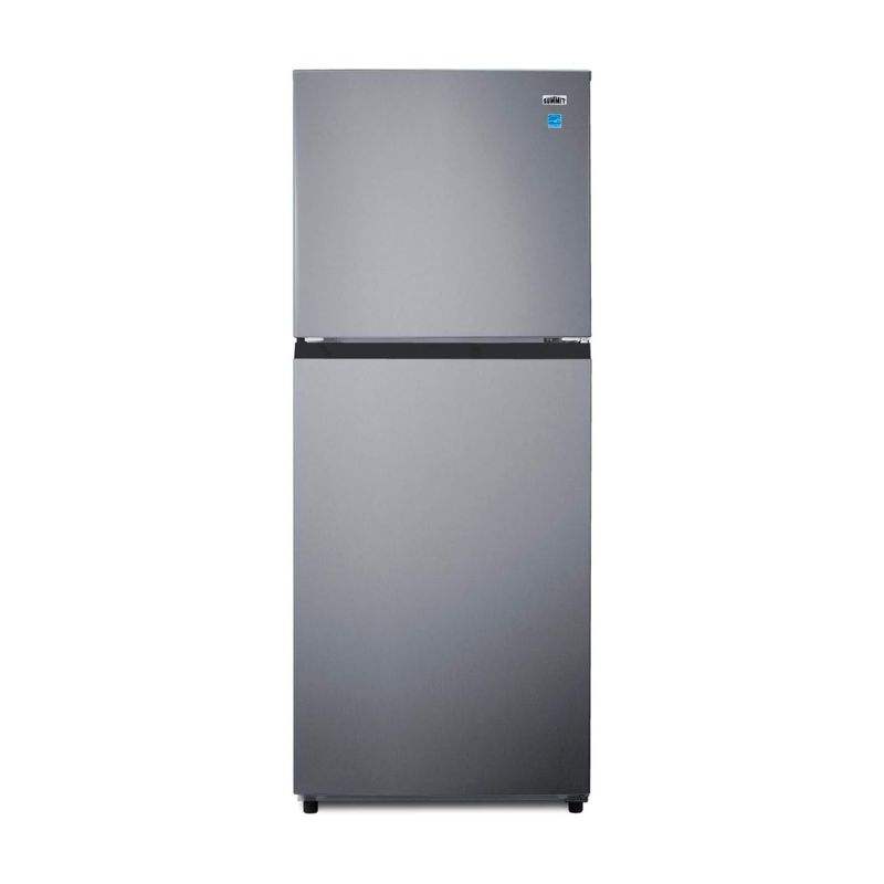 Sleek Stainless Steel Refrigerator-Freezer TM