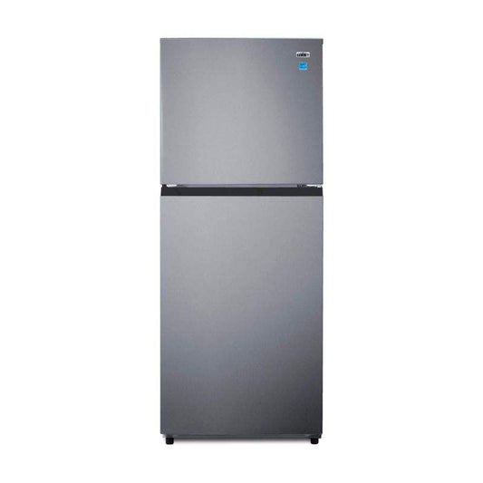 Sleek Stainless Steel Refrigerator-Freezer TM