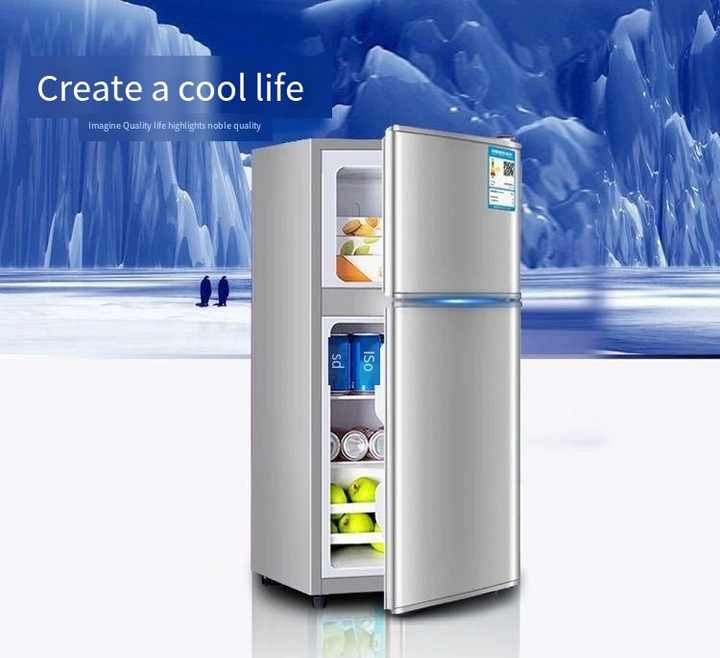 Elegant Double Door Compact Fridge™